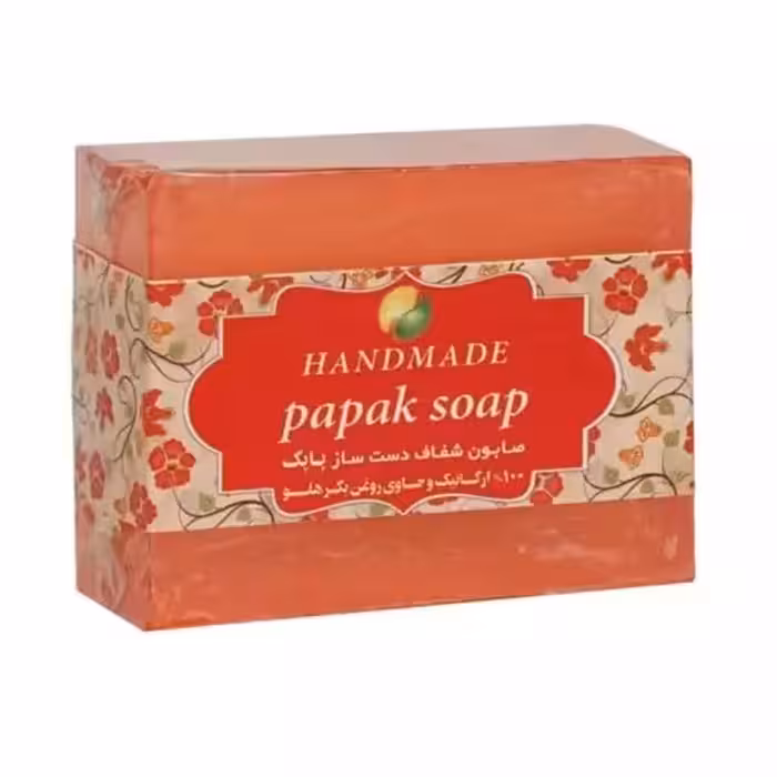 صابون هلو ارگانیک گلیسیرینه فدک (دارونامه-آنتی باکتریال)