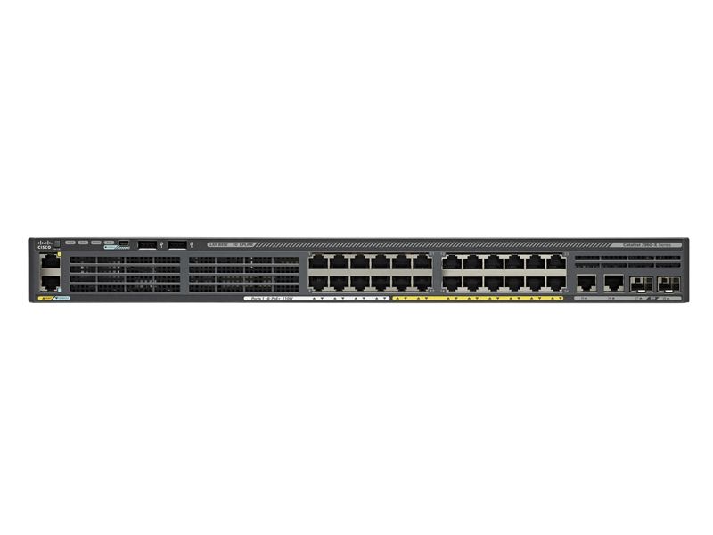 سوئیچ 24 پورت مدیریتی سیسکو مدل WS-C2960X-24PSQ-L