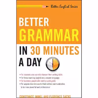 کتاب زبان اصلی Better Grammar in  Minutes a Day  انتشارات Weiser