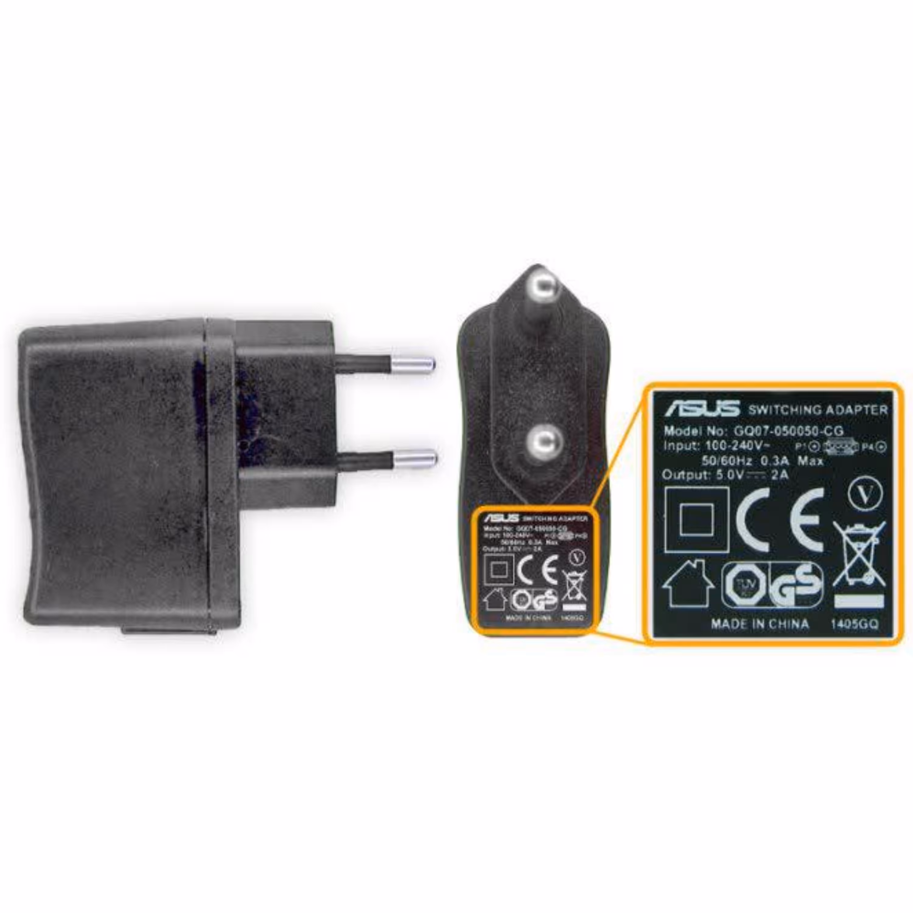 آدابتور ( کلگی آدابتور ) 5 ولت 2 آمپر ایسوز ASUS