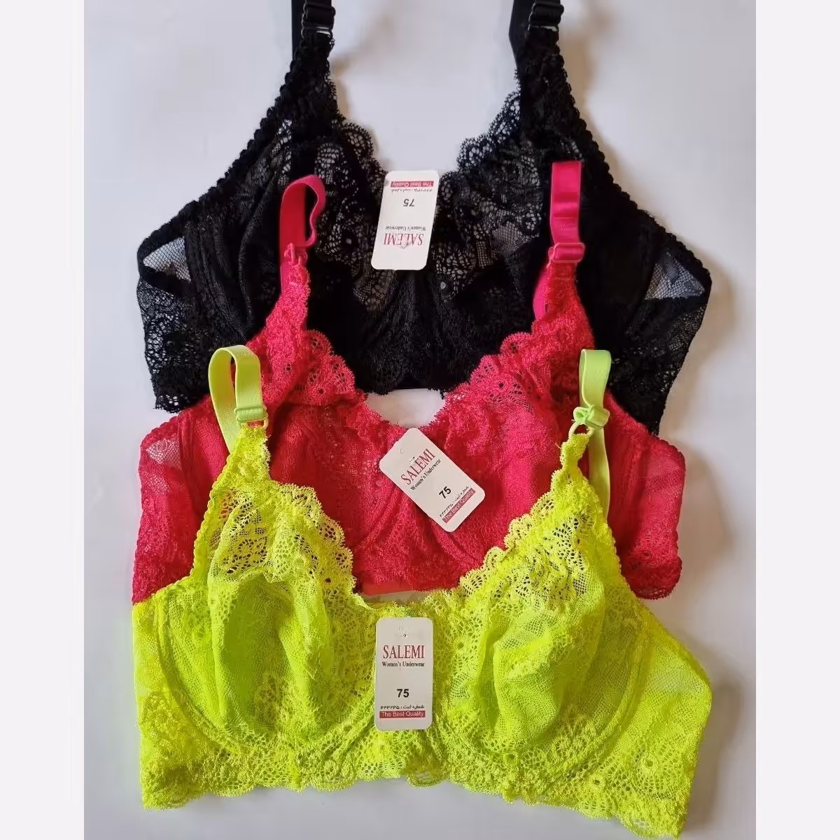 سوتین فنردار دانتل زیرنخ