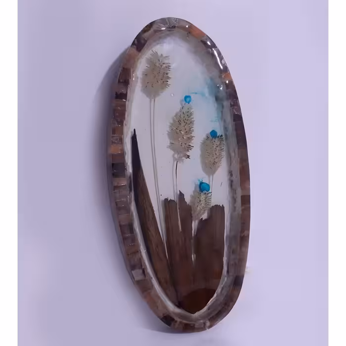 تابلوی رزین اپوکسی طرح گل