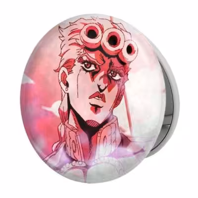 آینه جیبی خندالو طرح جورنو جواوونو انیمه جوجو Jojo مدل تاشو کد 11534