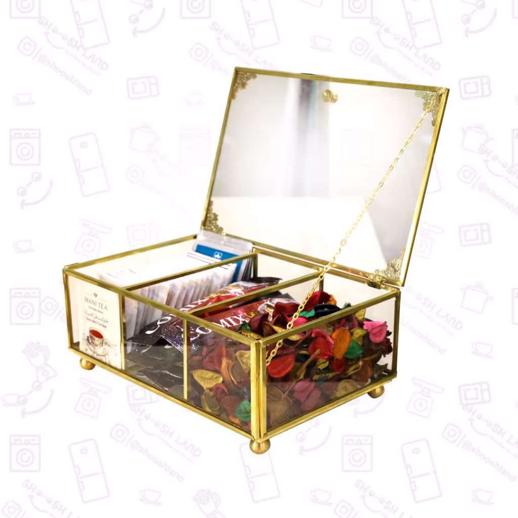 جعبه چای سه تیکه مستطیلی