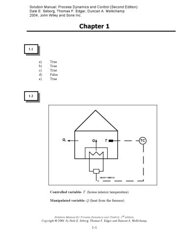  دانلود کتاب Solutions Manual - Process Dynamics And Control, 2nd ed, 2004 - دانلود کتاب های دانشگاهی