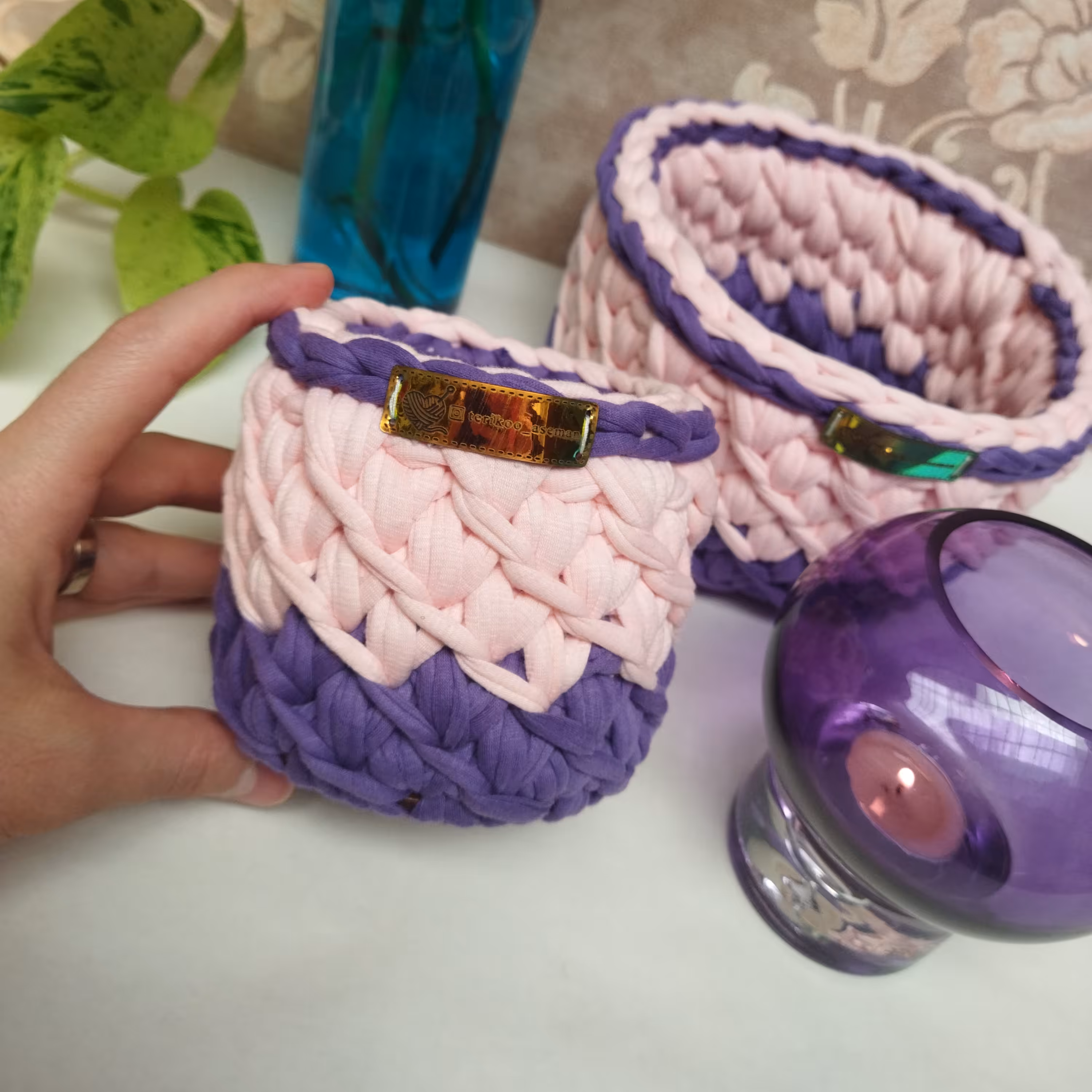 ست آرایشی تریکوبافی