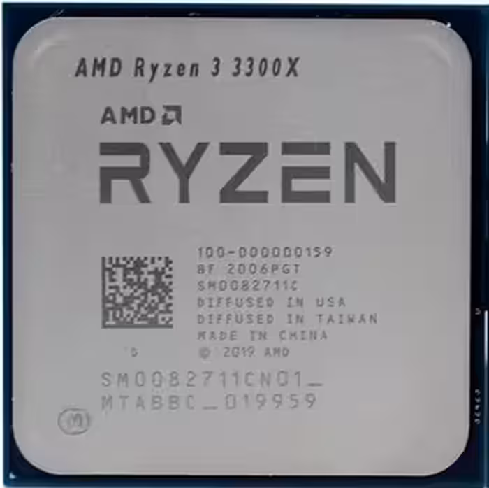 پردازنده تری ای ام دی مدل رایزن3 3300 ایکس با سوکت AM4 و فرکانس 3.8 گیگاهرتز