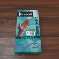 مچ شصت بند آتل دار طبی رنگ کرم سایز (M-LXl)