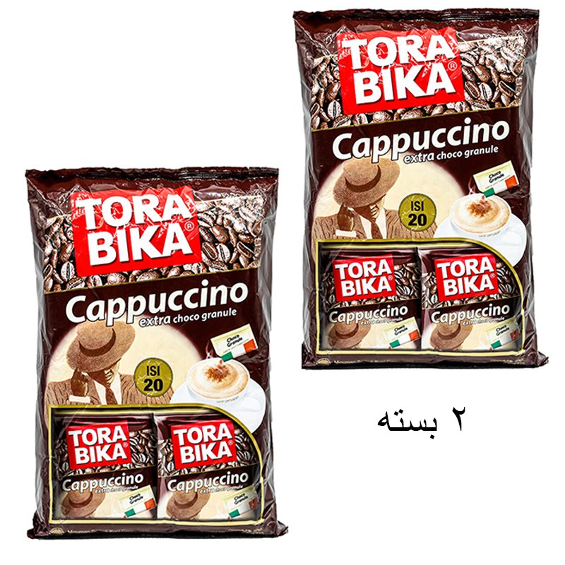 کاپوچینو ترابیکا اورجینال torabika (2بسته 20 عددی 25 گرمی)