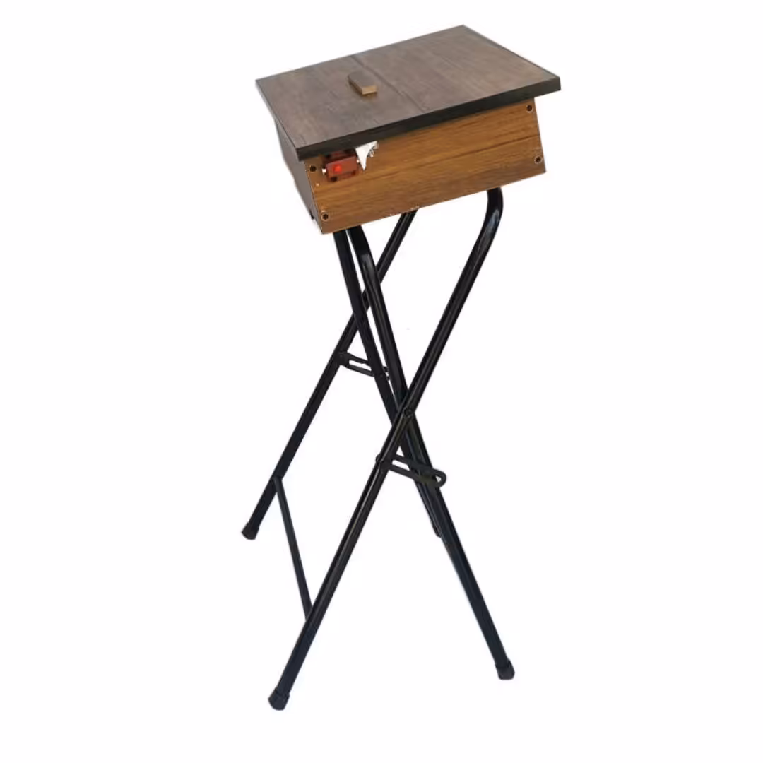 میز  نماز  باکسدار  رنگ ونگه(قهوه ای تیره)