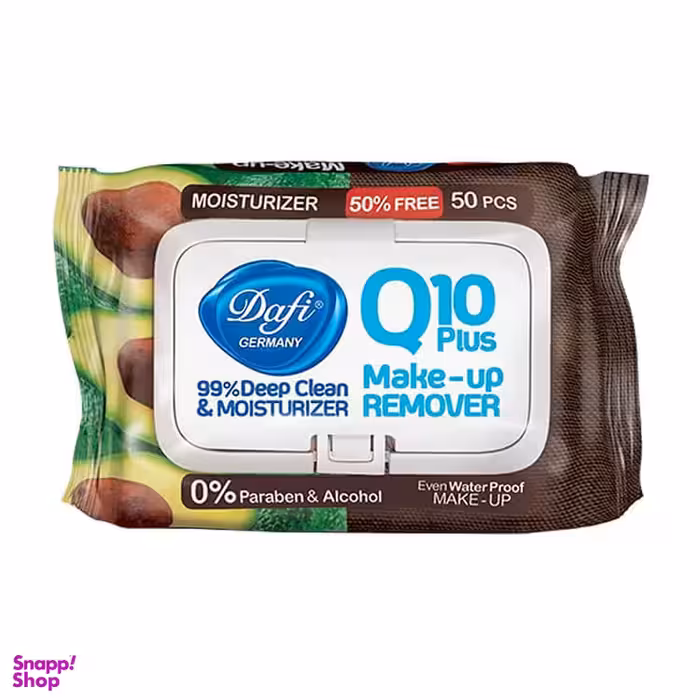 دستمال مرطوب پاک کننده آرایش دافی (Dafi) مدل Q10 Fruity