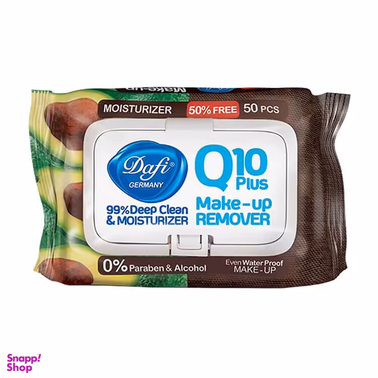 دستمال مرطوب پاک کننده آرایش دافی (Dafi) مدل Q10 Fruity