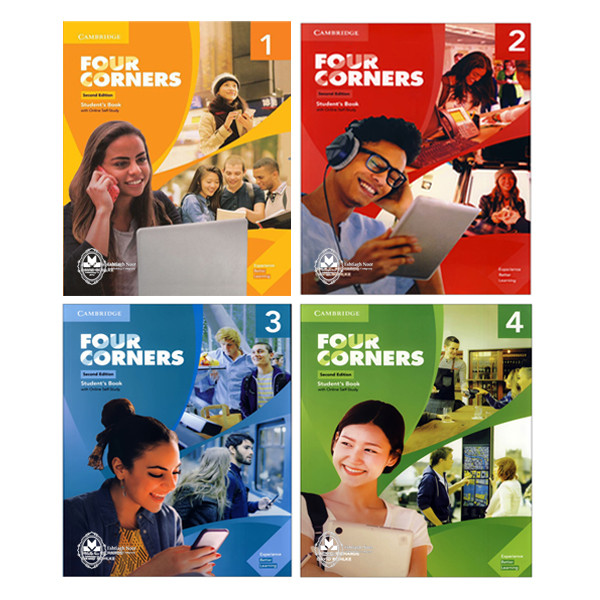 کتاب Four Corners 2nd Edition اثر Jack C Richard And David Bohlke انتشارات اشتیاق نور 4 جلدی