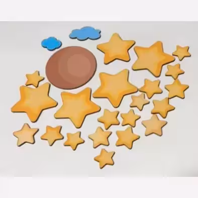 استیکردیواری چوبی24عددی(مکمل استیکردیواری)