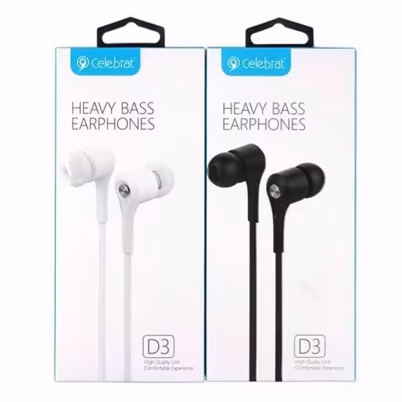 هندزفری سلبریت مگنتی D2 در رنگ های سفید و سیاه