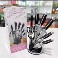 سرویس چاقو و کارد و ساطور آشپزخانه دسینی 9 پارچه