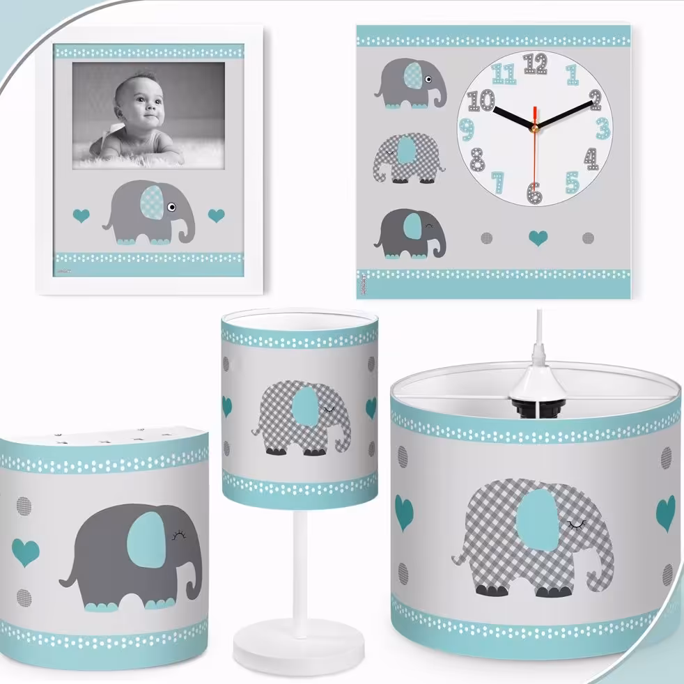 ست لوستر اتاق کودک طرح 3 فیل کد 5544