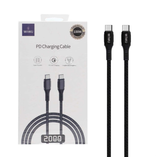 کابل تبدیل USB-C به USB-C ویوو مدل F20 طول 2 متر