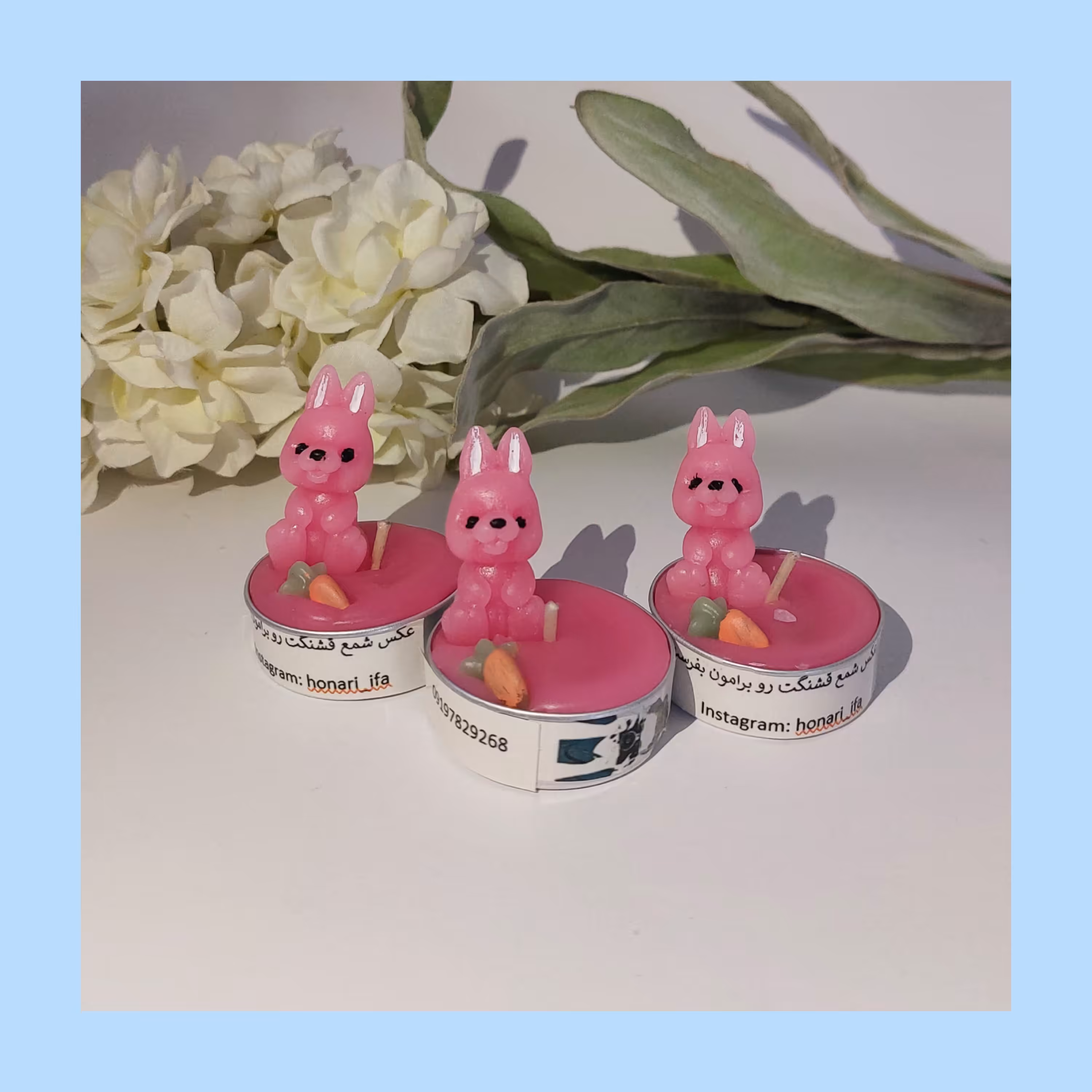 شمع وارمر  خرگوشی (هزینه ارسال پس کرایه)