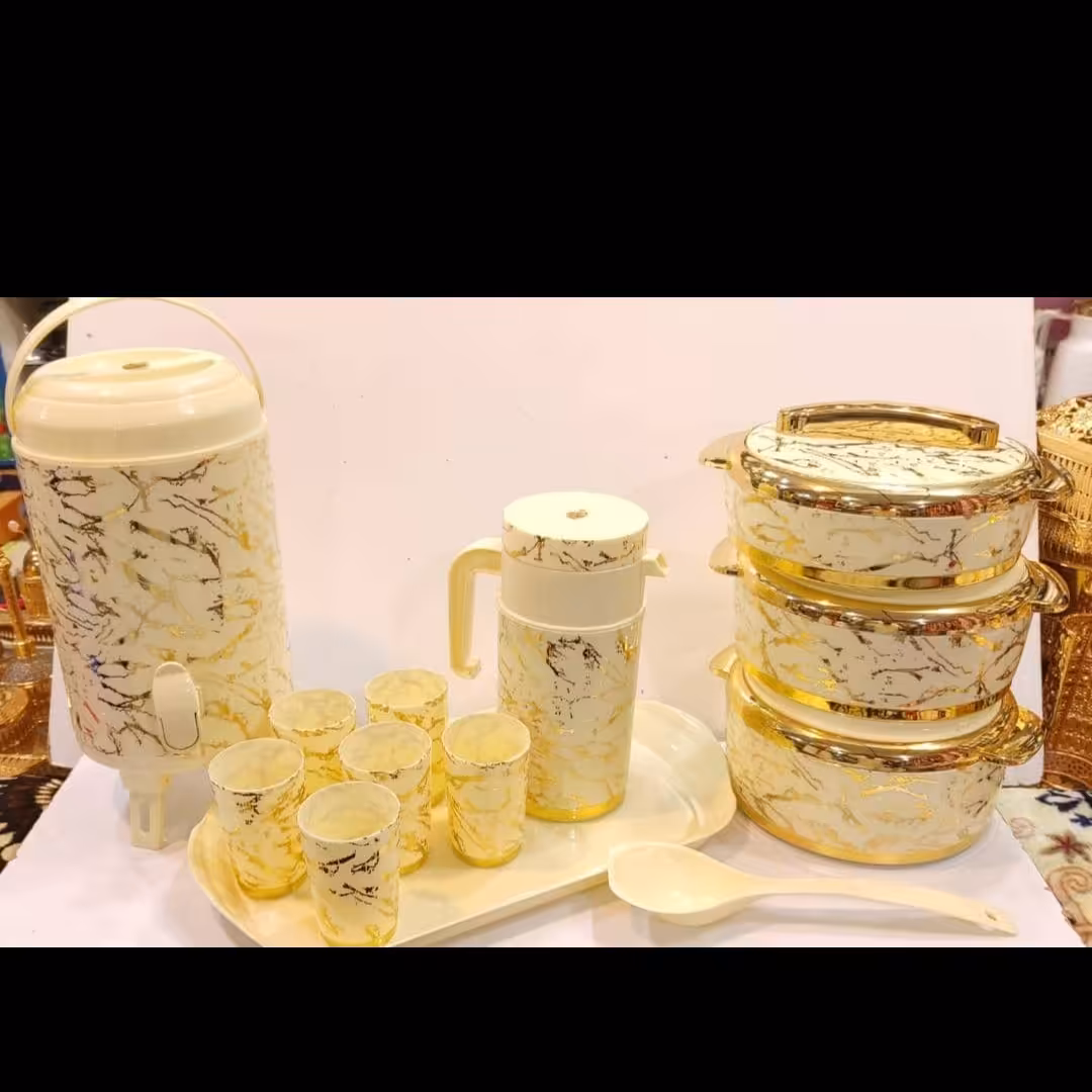 سرویس 13تیکه نگهدارنده طرح ماربل