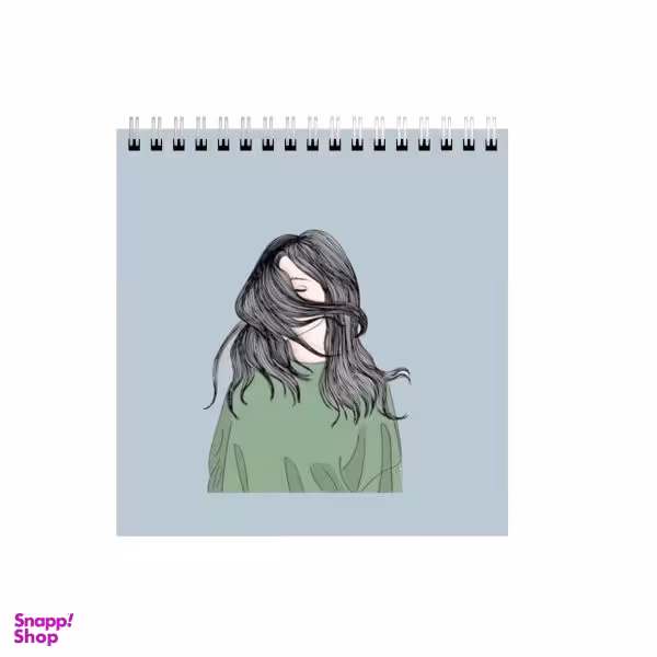 دفتر طراحی طرح دختر مو مشکی کد 8235156
