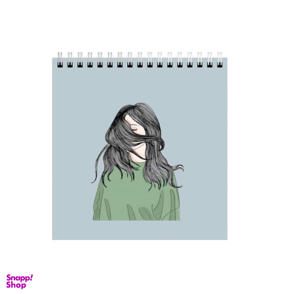 دفتر طراحی طرح دختر مو مشکی کد 8235156