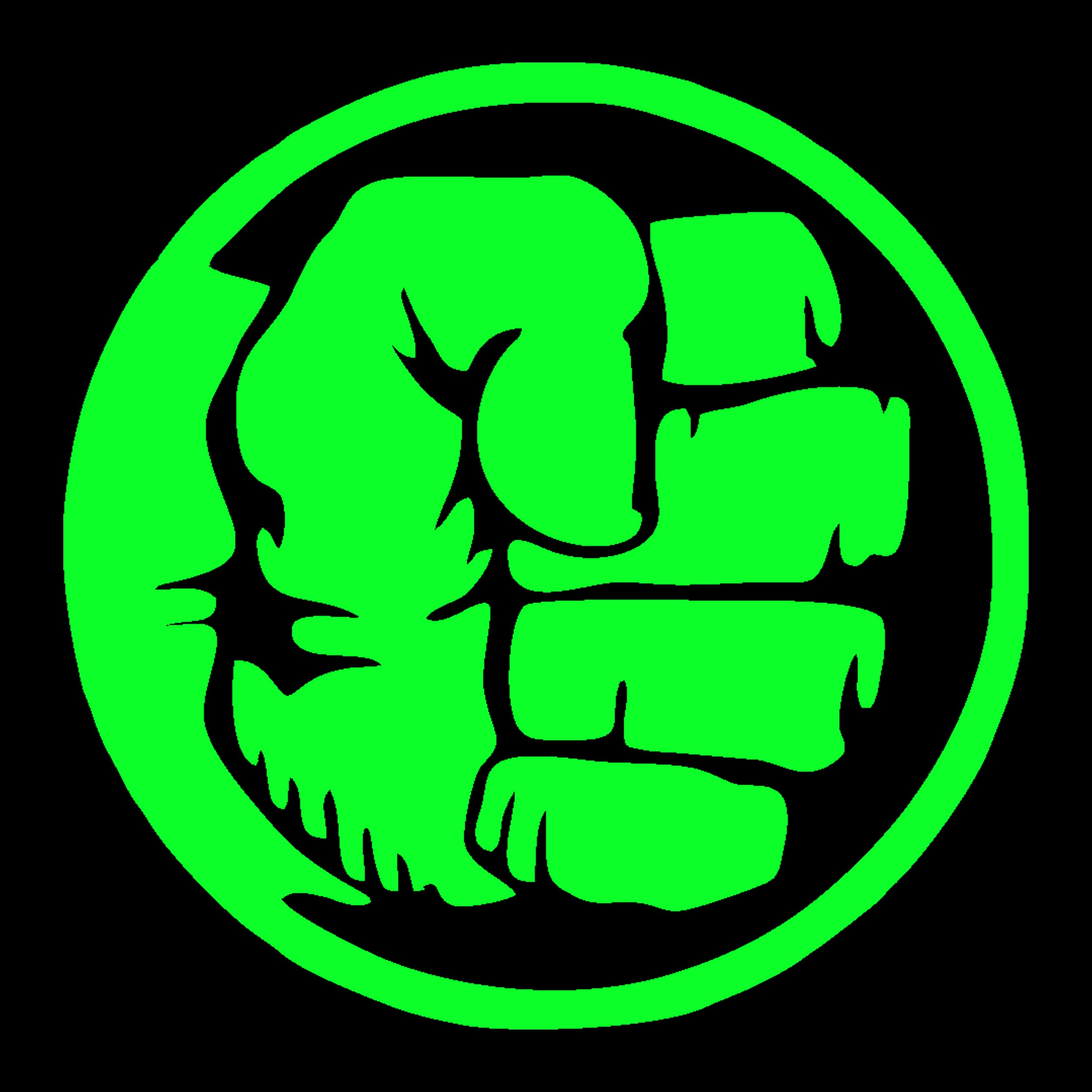 استیکر تزئینی موبایل و تبلت مدل شبنما طرح مشت هالک