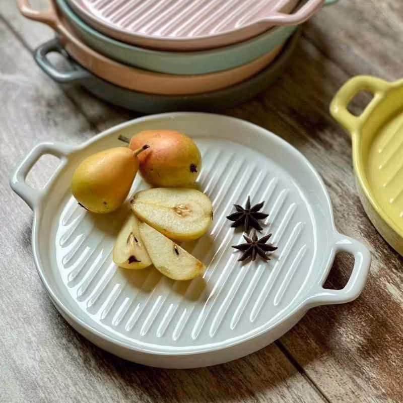 تابه گرد سفید