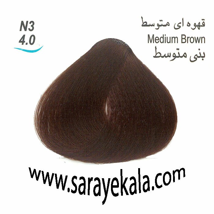 رنگ موی آرکیا N3 قهوه ای متوسط