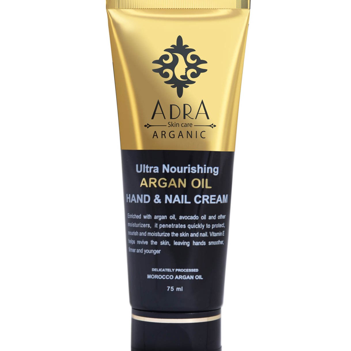 کرم مرطوب کننده دست و ناخن آدرا مدل Argan Oil حجم 75 میلی لیتر
