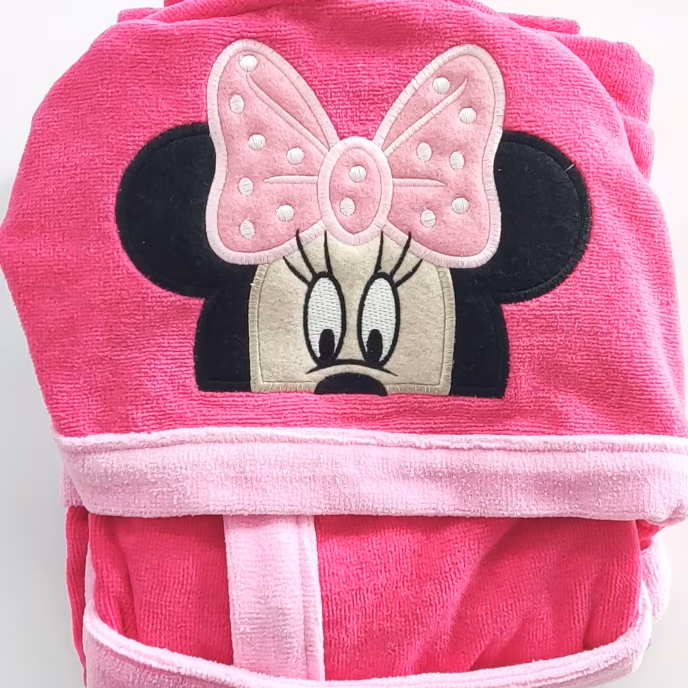 حوله تنپوش بچه گانه صادراتی طرح میکیموس سرخابی سایز80