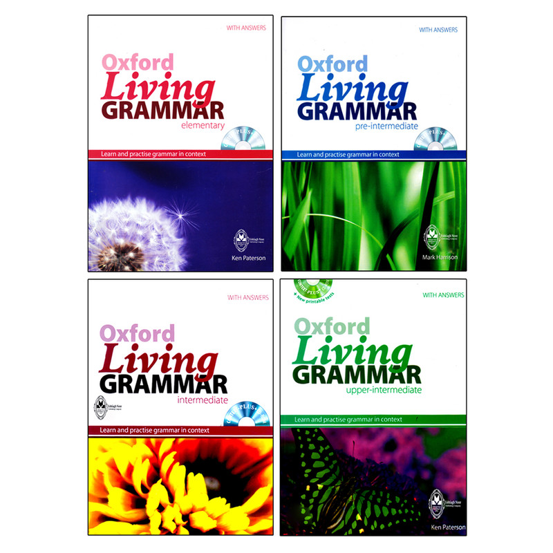 کتاب Oxford Living Grammar اثر جمعی از نویسندگان انتشارات اشتیاق نور 4 جلدی