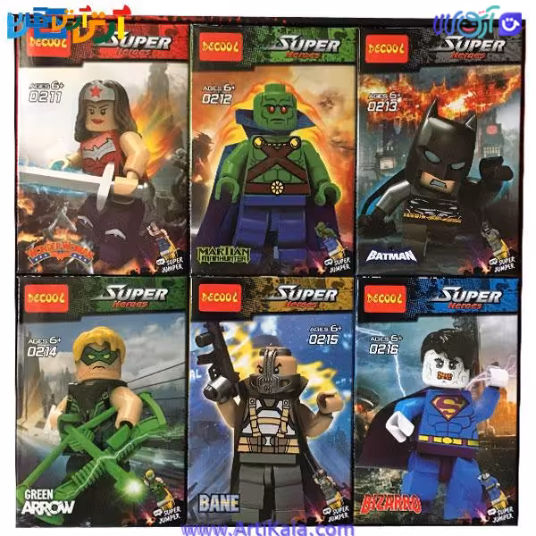 سری آدمک های لگویی سوپر هیروز مدل Super heroes decool 0211