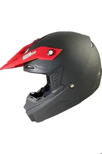 کلاه کاسکت موتورسیکلت مشکی موتور Cross Helmet N 600 مات سیاه ام تی اس MTS