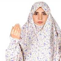 چادر نماز آستین چیندار جلوبسته (تترون درجه یک)