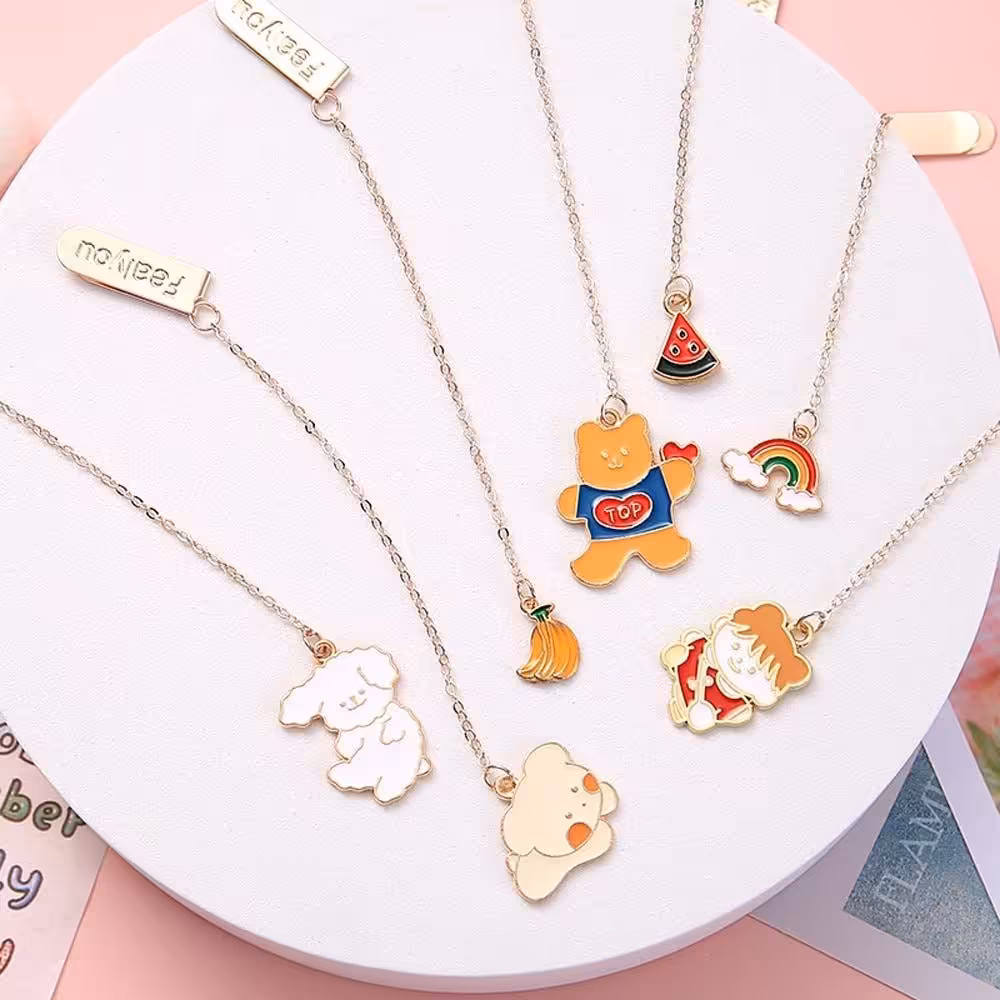 بوک مارک فانتزی زنجیری علامت گذار و نشان گذار فانتزی 