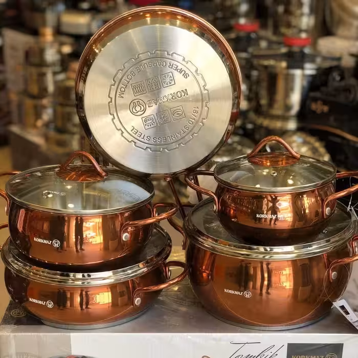 سرویس قابلمه استیل کرکماز ترکیه