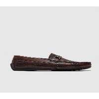 لوفر چند رنگ مردانه قهوه ای چرمی واقعی Loafer Cabani