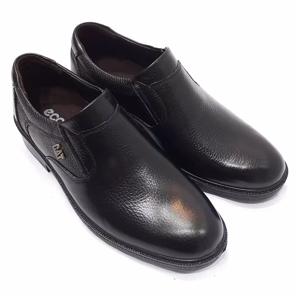 کفش روزمره چرم طبیعی طبی بدون بند 