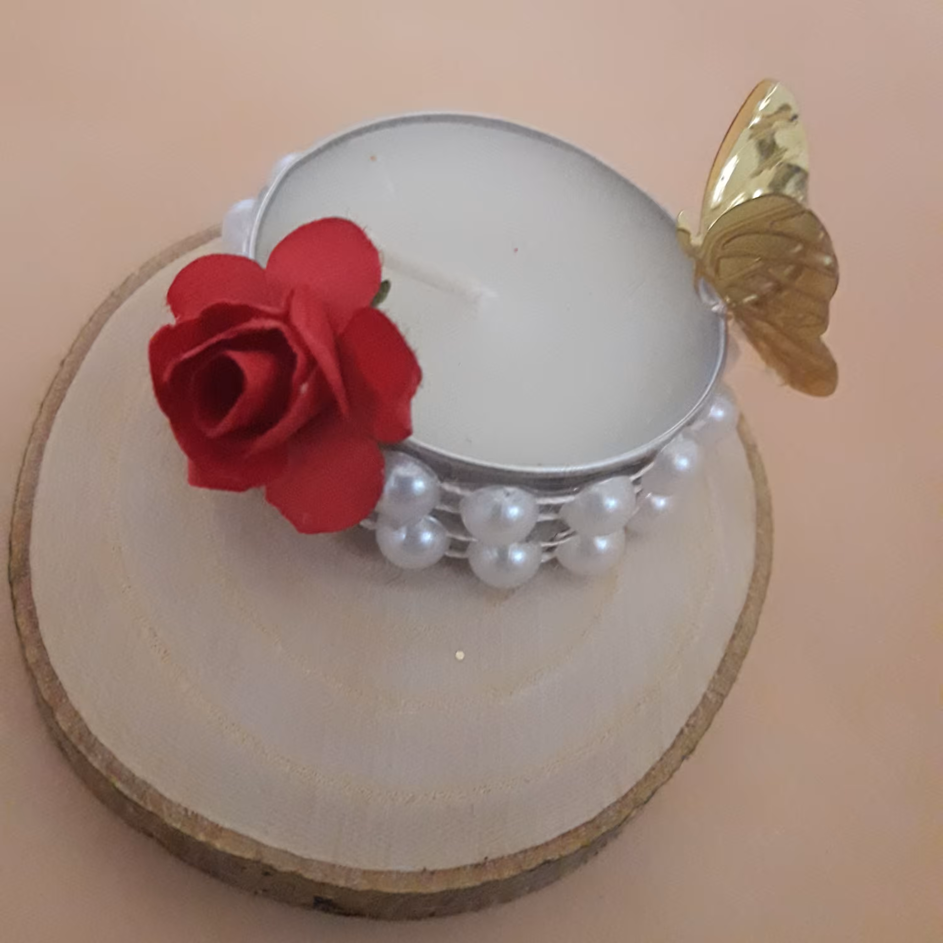 گیفت چوب و شمع و گل