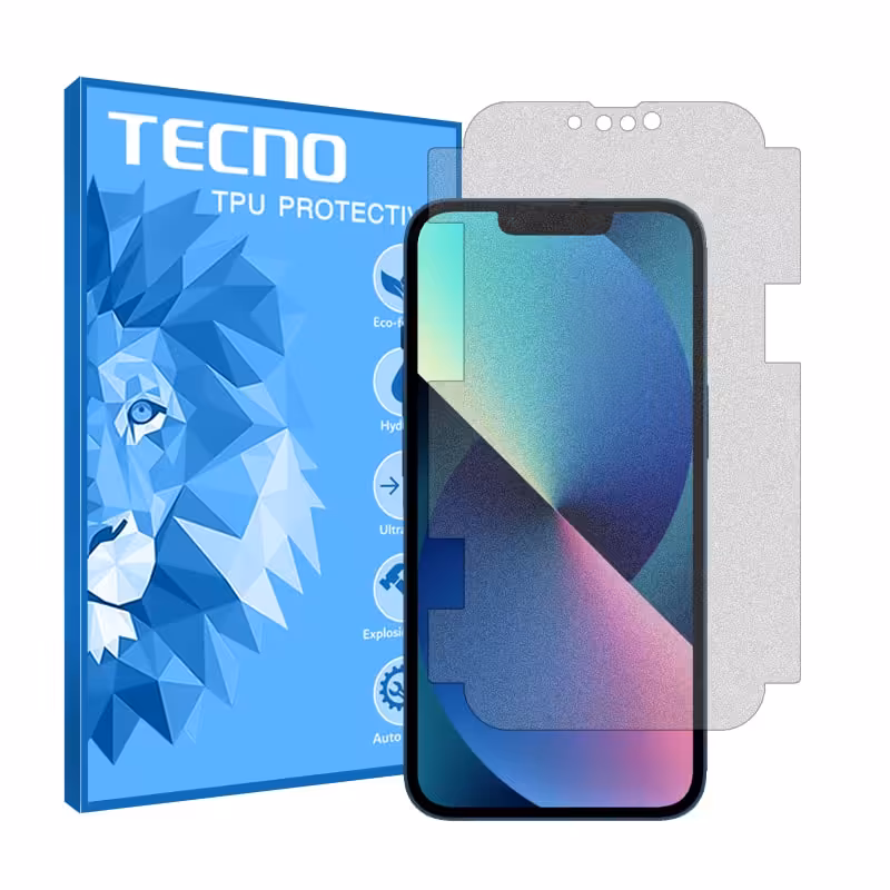 گلس اپل iPhone 13 مدل هیدروژلی مات برند تکنو کد M