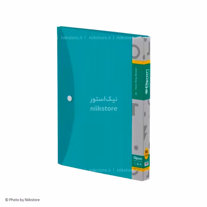 دفتر کلاسوری 100 برگ P.P استریپ الیپون کد 287