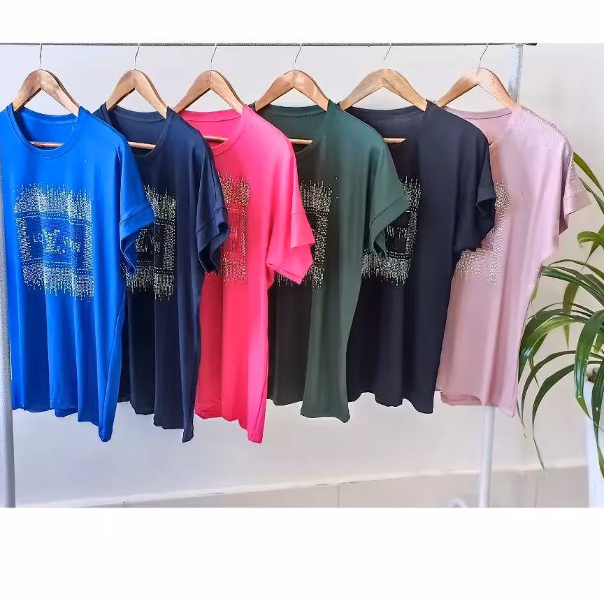 تیشرت ویسکوز  اعلا مناسب سایز 40 تا 48 
عرض سینه 60
قد کار 66