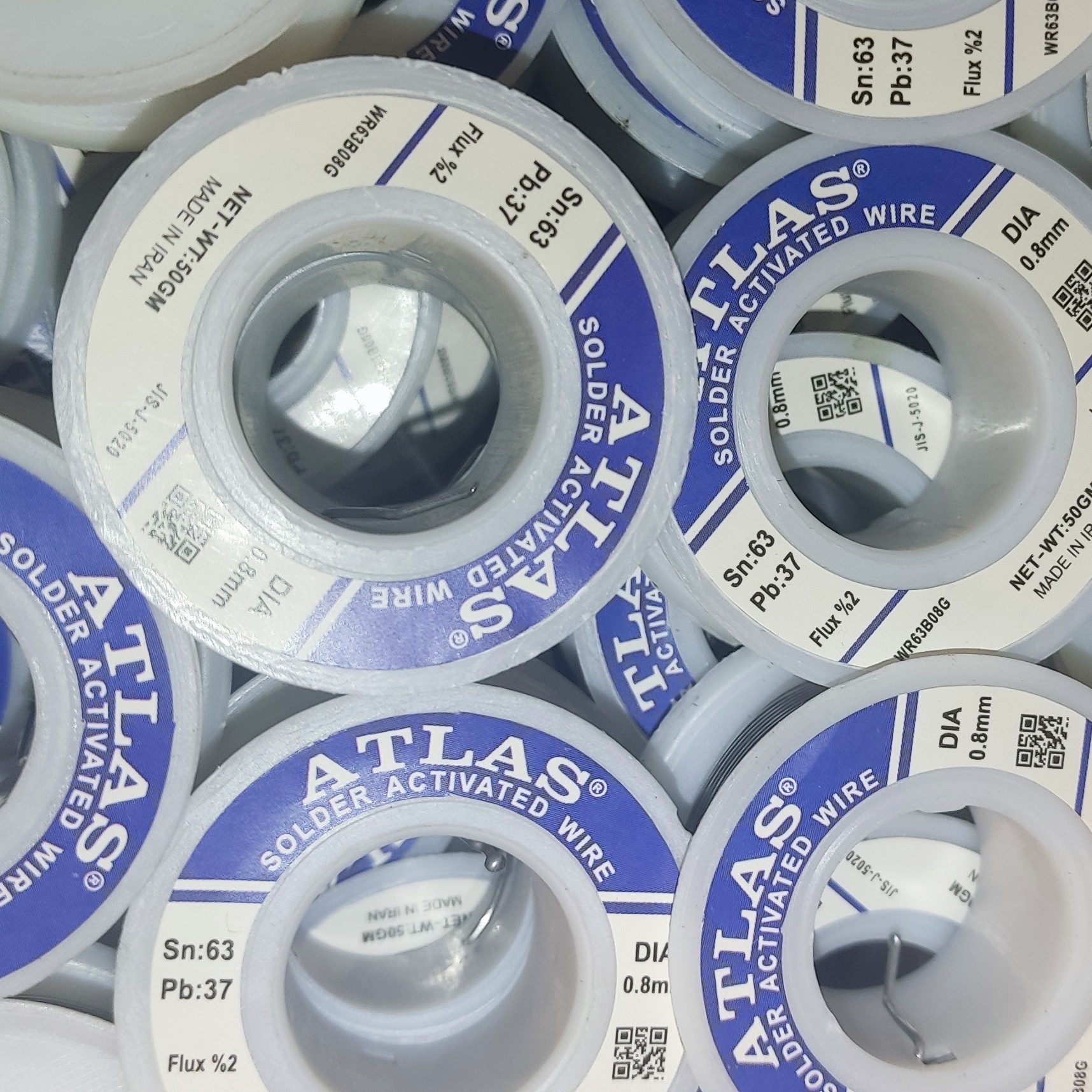 سیم لحیم  50 و 100 گرمی 63 درصد