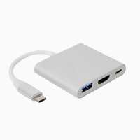 مبدل 3 پورت Type C کی نت K-COUC30HU