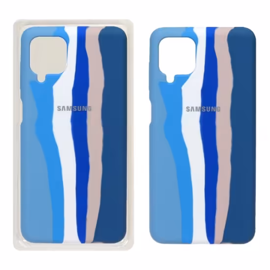 قاب گوشی سیلیکونی آبرنگی اورجینال برای Samsung A12/M12/F12 -کد 1125