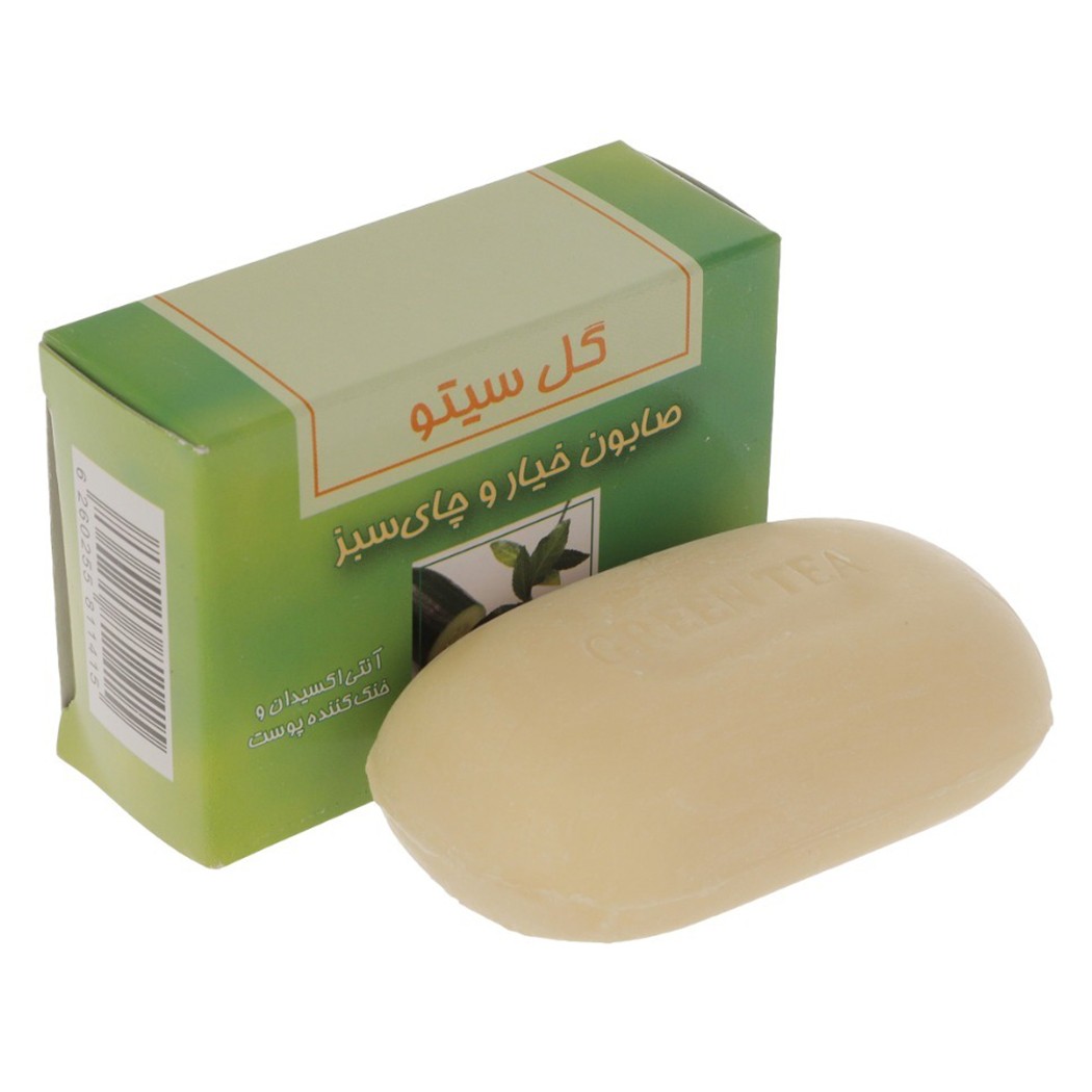صابون خیار و چای سبز گل سیتو
