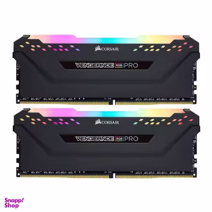 رم دسکتاپ DDR4 دو کاناله 3200 مگاهرتز CL16 کورسیر مدل VENGEANCE RGB PRO ظرفیت 32 گیگابایت