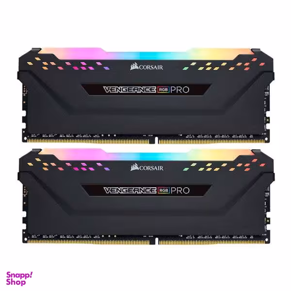 رم دسکتاپ DDR4 دو کاناله 3200 مگاهرتز CL16 کورسیر مدل VENGEANCE RGB PRO ظرفیت 32 گیگابایت