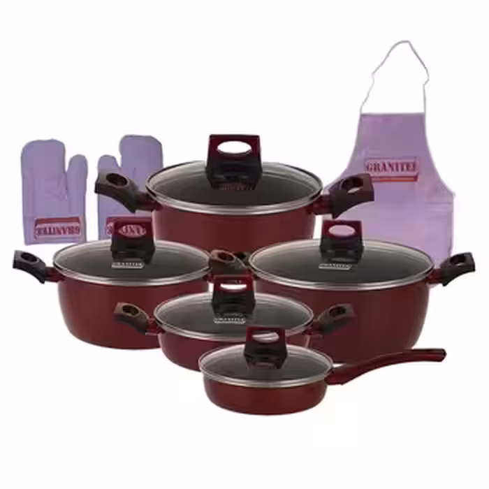 سرویس پخت و پز 13 پارچه بوگاتی مدل Granitee